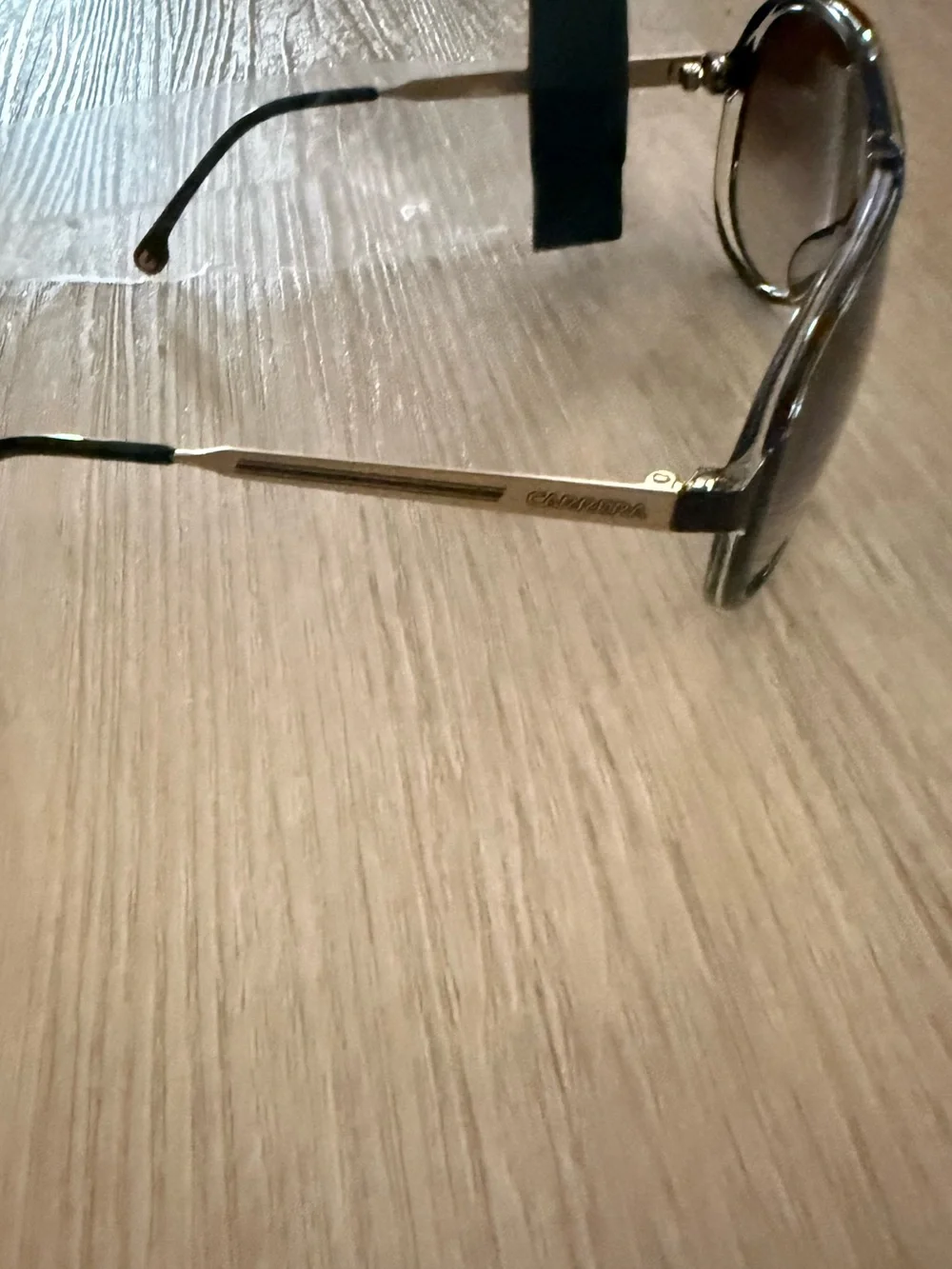Carrera Black Aviator Sunglasses with Gradient Lenses